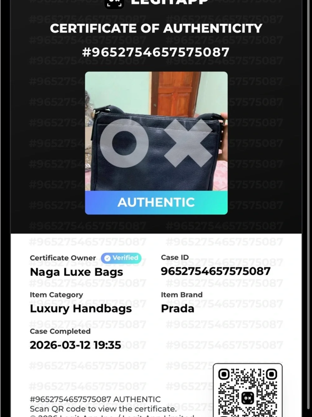 Prada Navy Blue Pebbled Leather Messenger Bag with Branded Strap - Picture 2 of 16